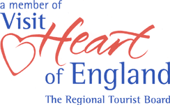 A member of Visit Heart Of England - THe Regional Tourist Board